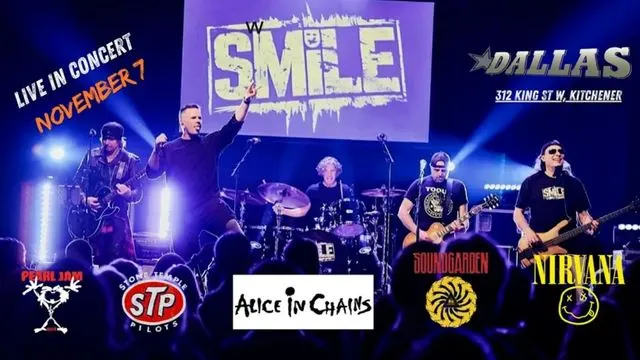 SMILE (90’s Rock) + Guests – STICKY & Brant Station at DALLAS Nightclub